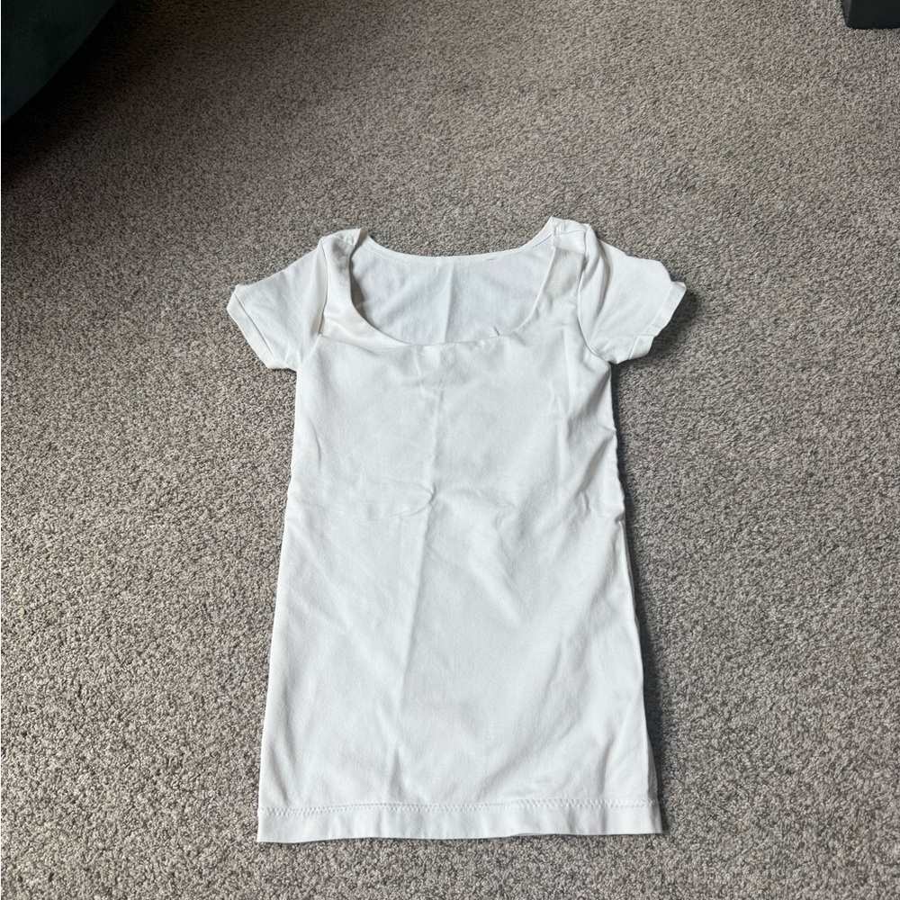 Aeropostale Cream Short Sleeve Top